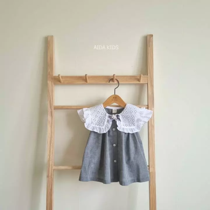 Aida - Korean Children Fashion - #magicofchildhood - Gause Wing One-piece - 7
