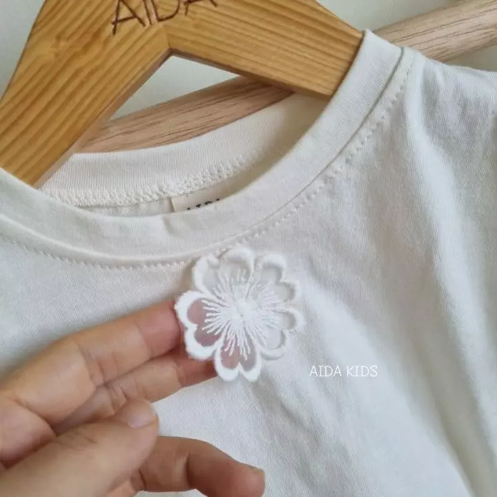 Aida - Korean Children Fashion - #minifashionista - Lace Tee - 2