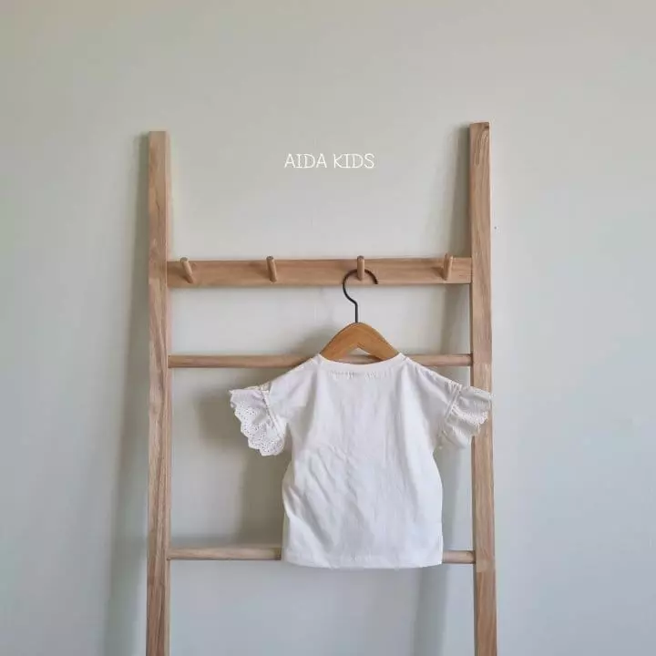Aida - Korean Children Fashion - #prettylittlegirls - Lace Tee - 4