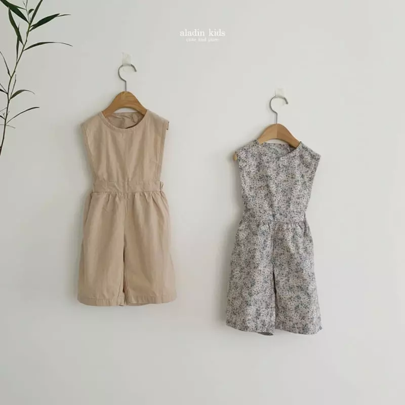 Aladin - Korean Children Fashion - #Kfashion4kids - Natural Ovearalls