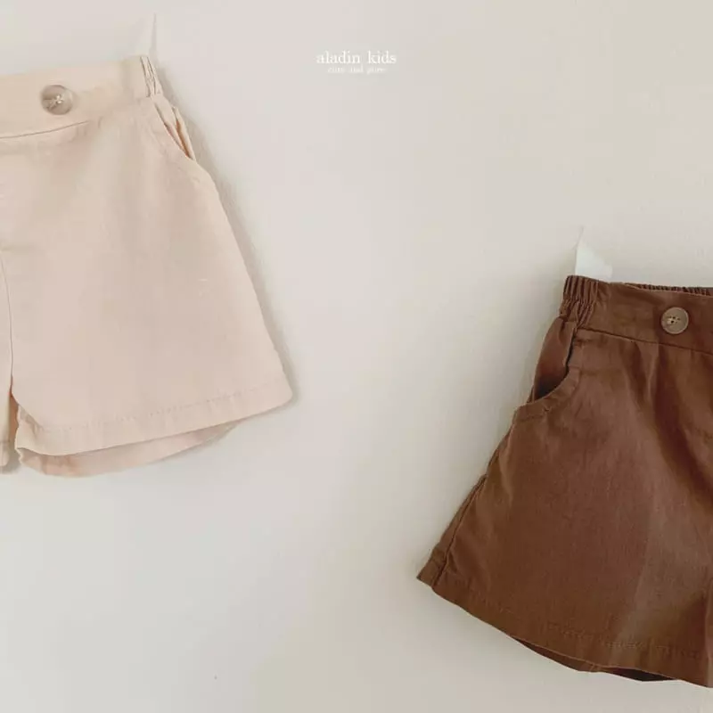 Aladin - Korean Children Fashion - #kidzfashiontrend - Button Shorts - 4