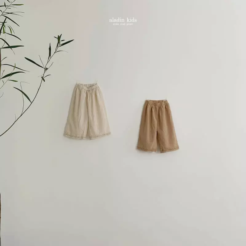 Aladin - Korean Children Fashion - #Kfashion4kids - Lace Wide Pants - 3