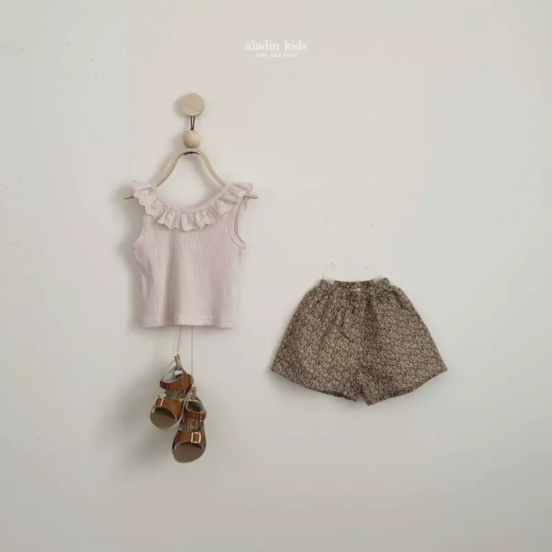 Aladin - Korean Children Fashion - #childofig - Lace Frill SLeeveless - 6