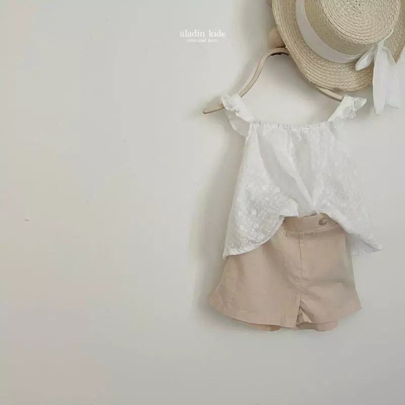 Aladin - Korean Children Fashion - #stylishchildhood - Frill Wing Blouse - 4