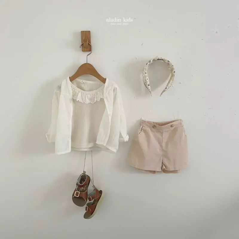 Aladin - Korean Children Fashion - #childofig - Button Shorts - 12