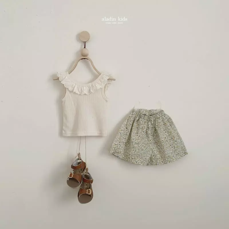Aladin - Korean Children Fashion - #designkidswear - Lace Frill SLeeveless - 8