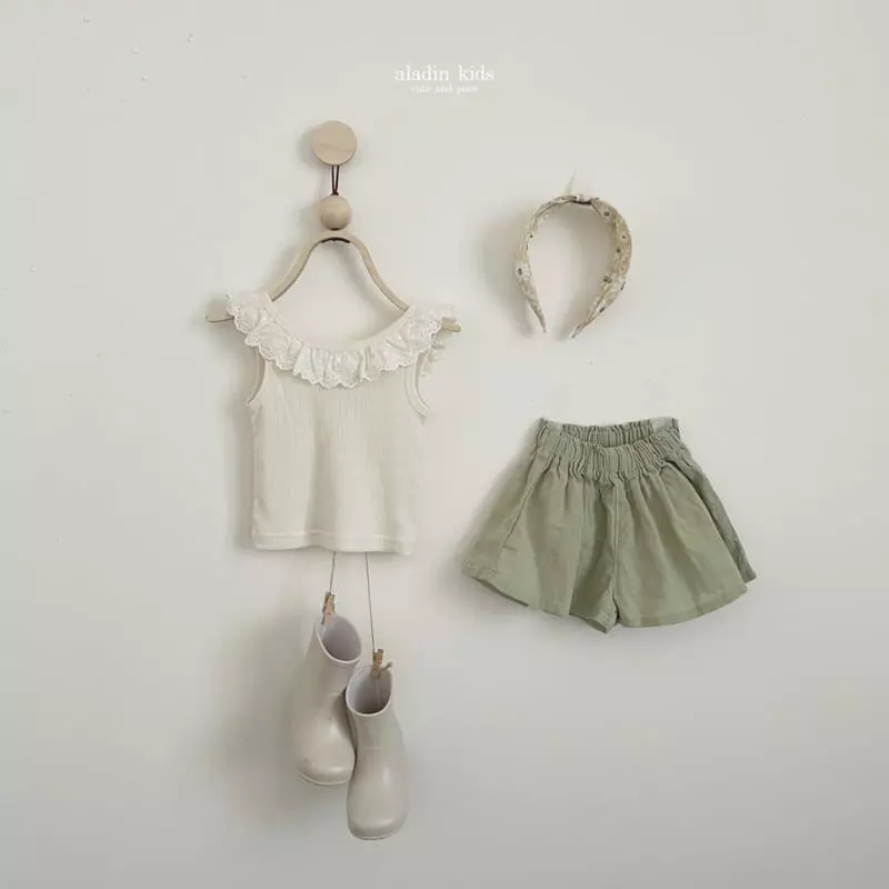 Aladin - Korean Children Fashion - #discoveringself - Lace Frill SLeeveless - 9