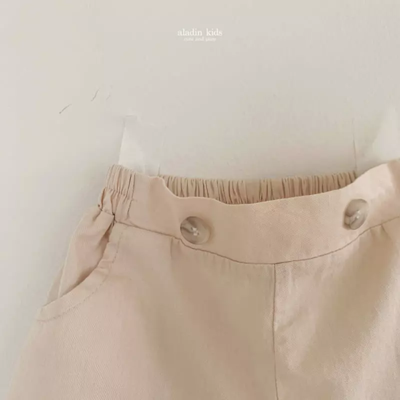 Aladin - Korean Children Fashion - #kidsstore - Button Shorts - 2
