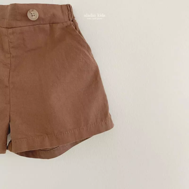 Aladin - Korean Children Fashion - #kidzfashiontrend - Button Shorts - 3