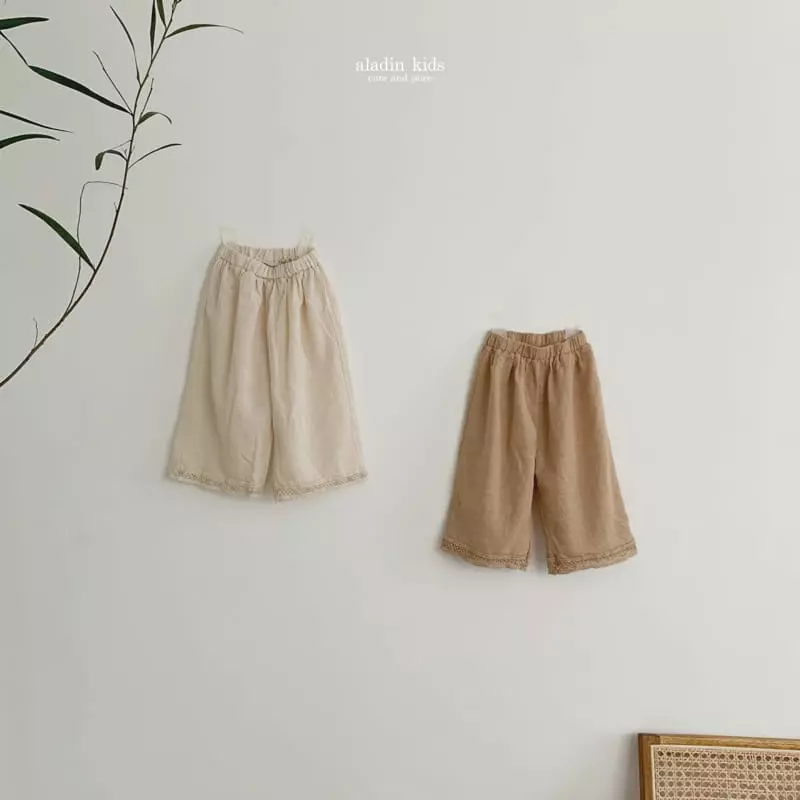 Aladin - Korean Children Fashion - #Kfashion4kids - Lace Wide Pants - 4