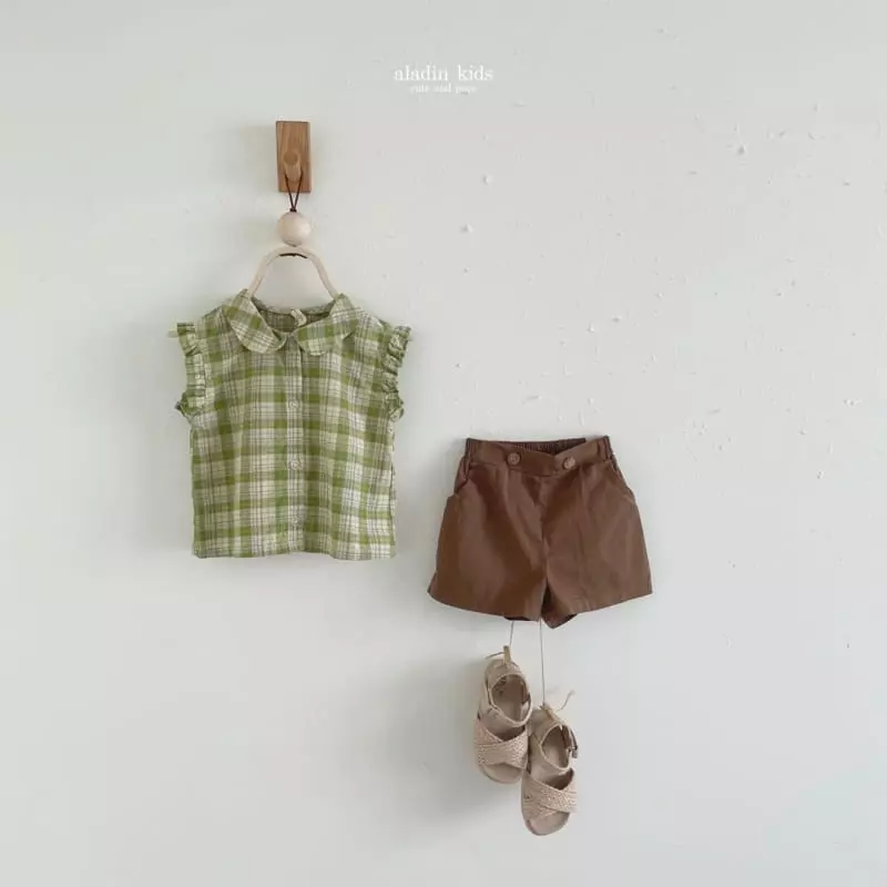 Aladin - Korean Children Fashion - #minifashionista - Button Shorts - 7