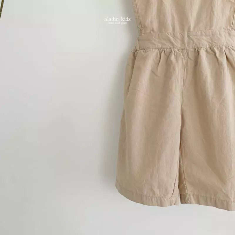 Aladin - Korean Children Fashion - #prettylittlegirls - Natural Ovearalls - 5