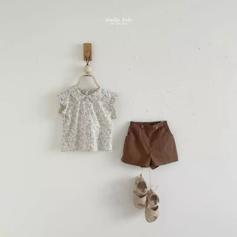 Aladin - Korean Children Fashion - #prettylittlegirls - Button Shorts - 8