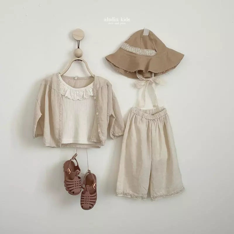 Aladin - Korean Children Fashion - #prettylittlegirls - Lace Wide Pants - 7