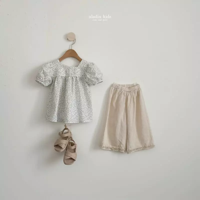 Aladin - Korean Children Fashion - #stylishchildhood - Lace Wide Pants - 10