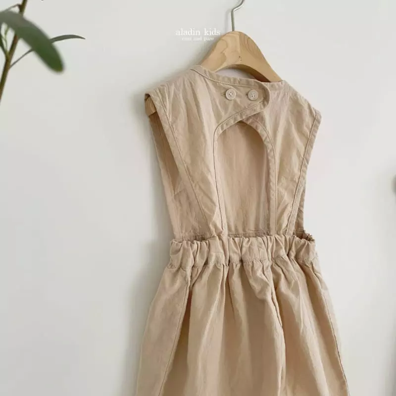 Aladin - Korean Children Fashion - #todddlerfashion - Natural Ovearalls - 6