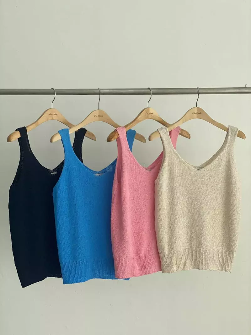 Alamode - Korean Women Fashion - #momslook - Bookle Sleeveless - 5