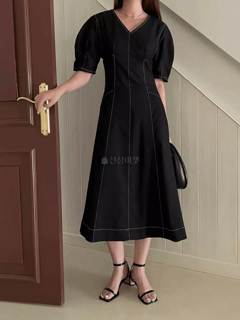 Alamode - Korean Women Fashion - #momslook - Slim One-piece - 5
