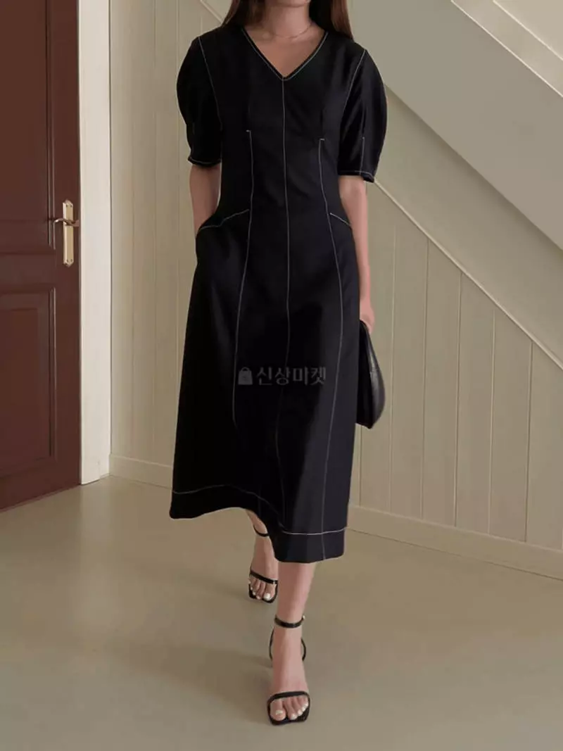 Alamode - Korean Women Fashion - #momslook - Slim One-piece - 7