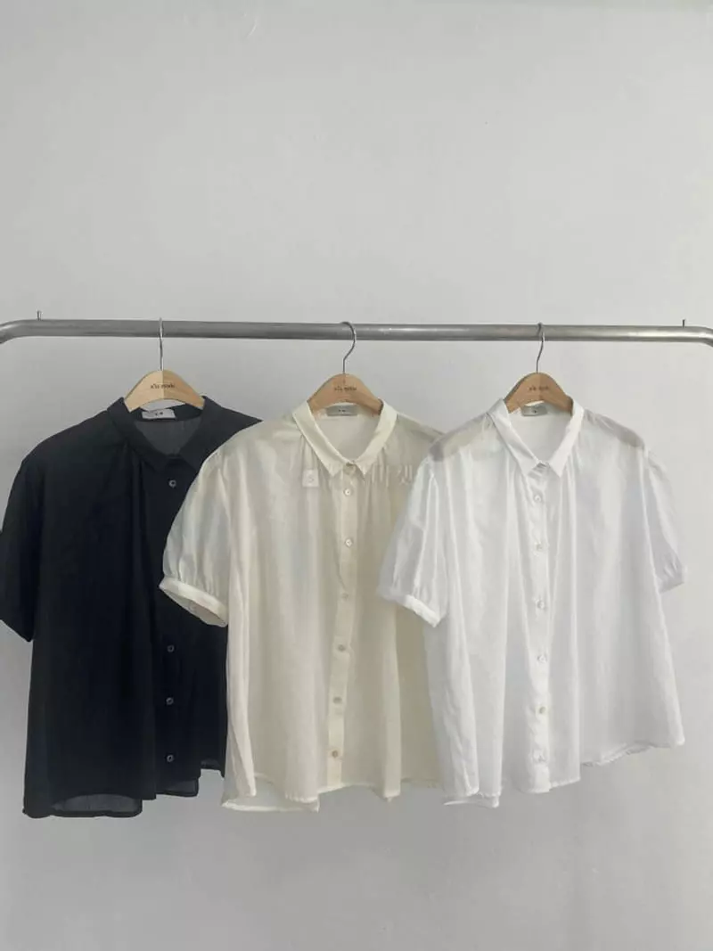 Alamode - Korean Women Fashion - #momslook - Shirring Blouse - 8