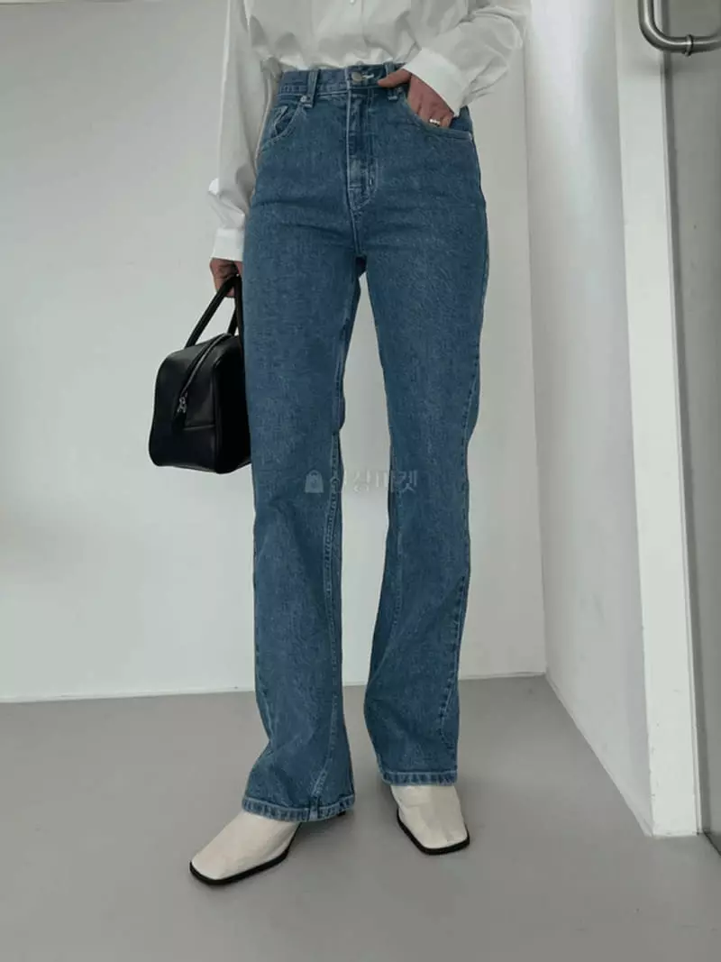 Alamode - Korean Women Fashion - #momslook - Orta Jeans - 7