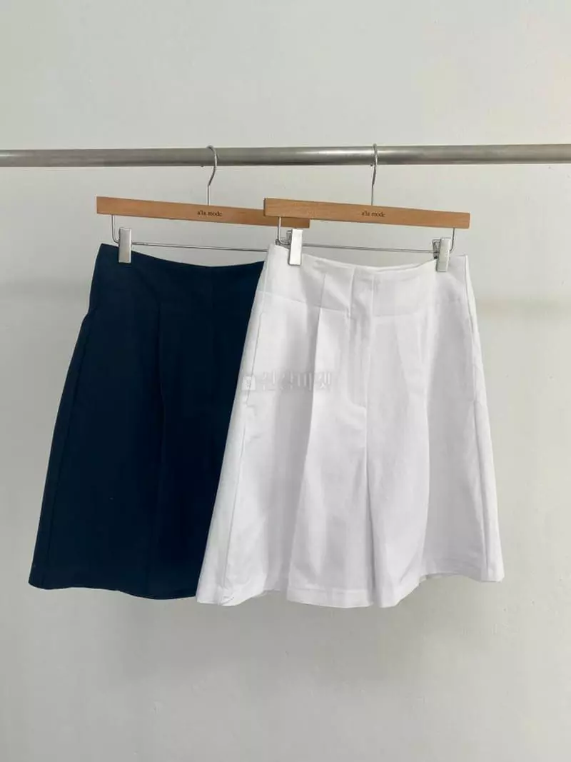 Alamode - Korean Women Fashion - #momslook - Nude Shorts - 2