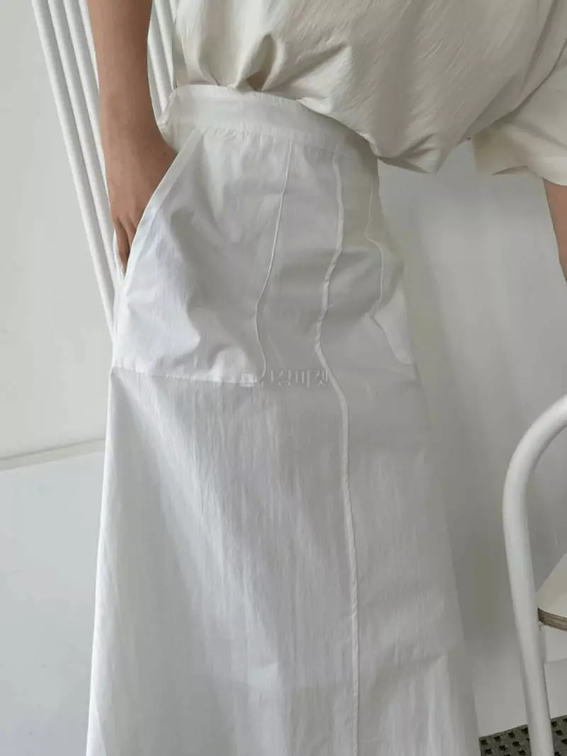 Alamode - Korean Women Fashion - #momslook - Paper Skirt - 7