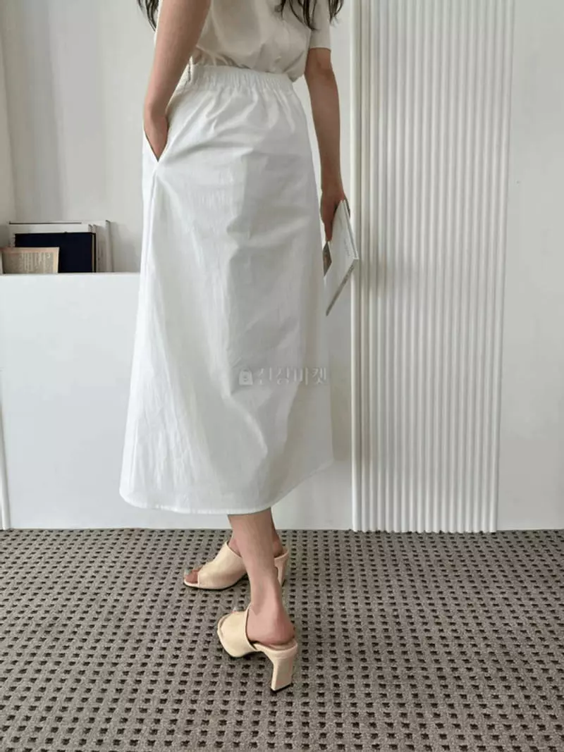 Alamode - Korean Women Fashion - #momslook - Paper Skirt - 9