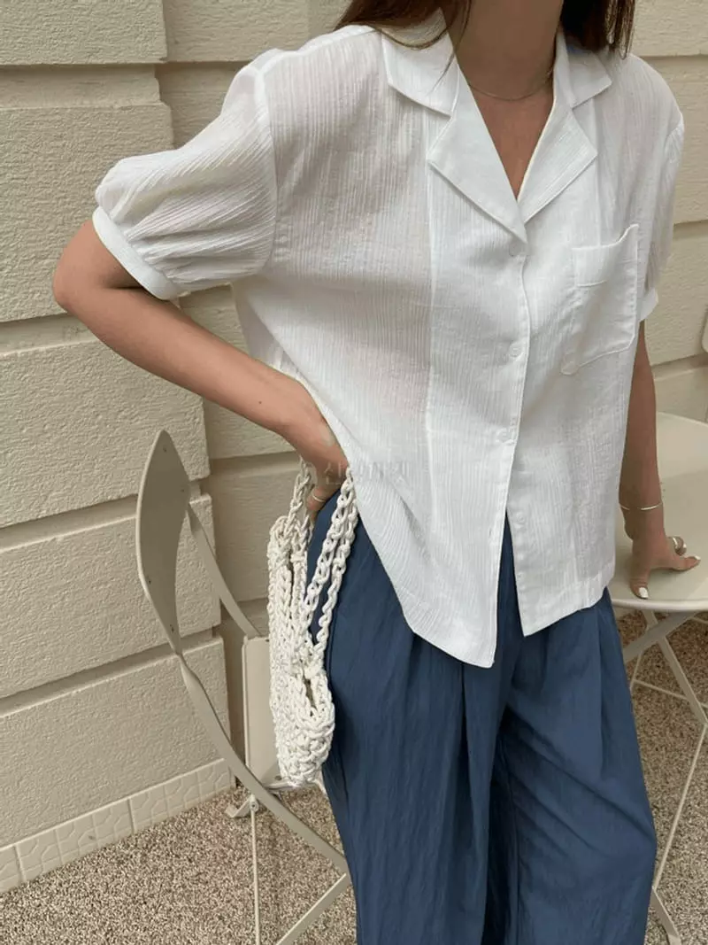 Alamode - Korean Women Fashion - #momslook - Joy Blouse - 12