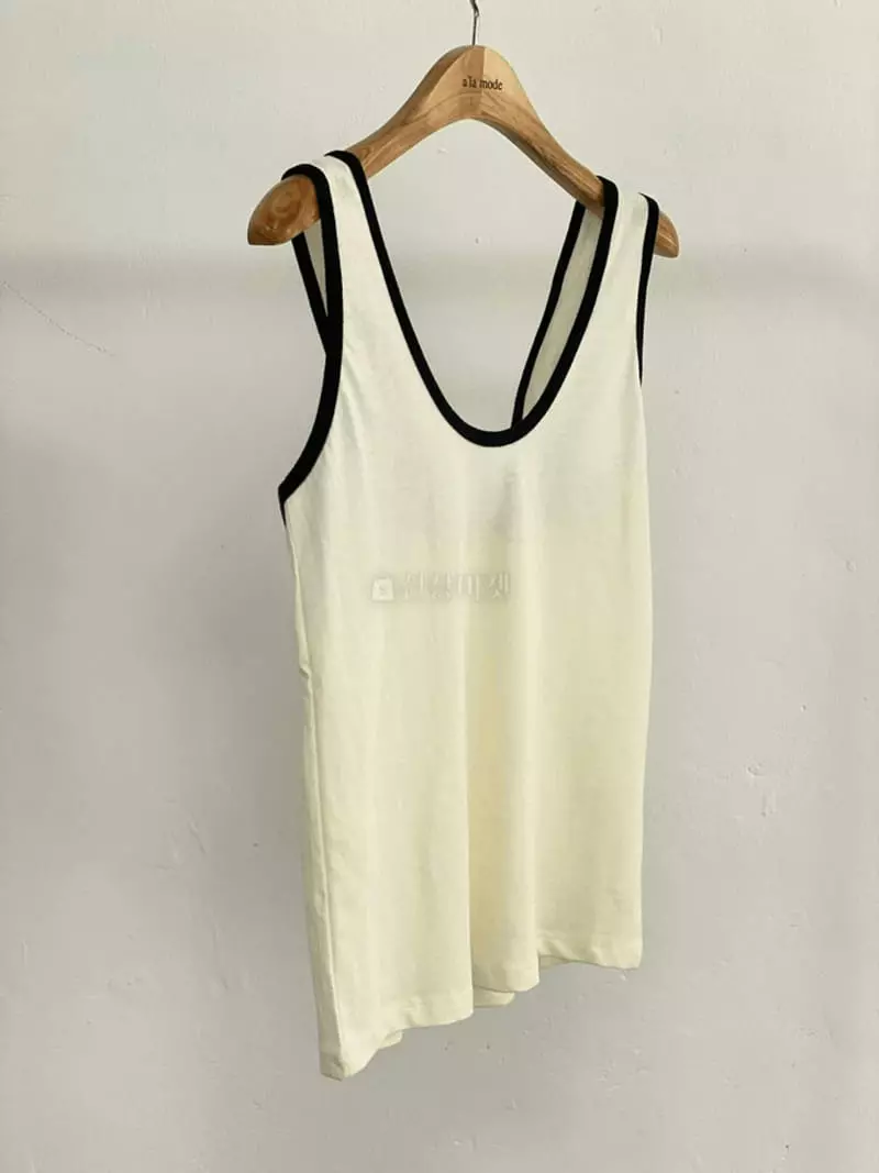 Alamode - Korean Women Fashion - #momslook - Color Sleeveless - 5