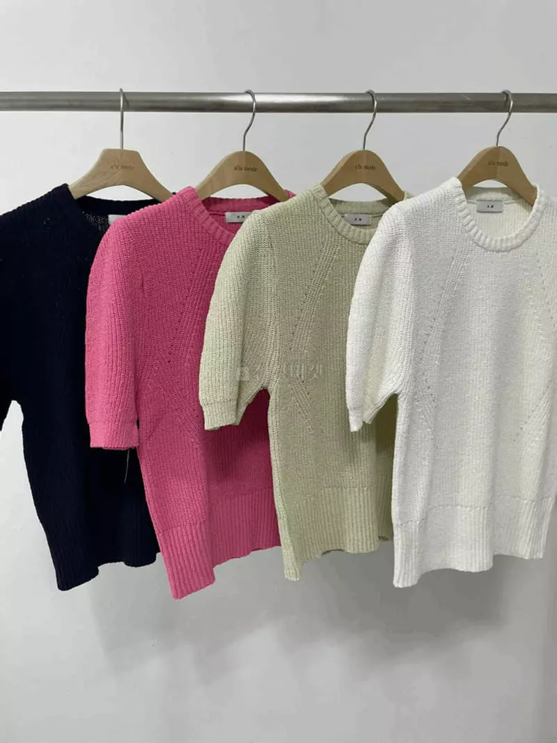 Alamode - Korean Women Fashion - #momslook - Puff Knit - 9