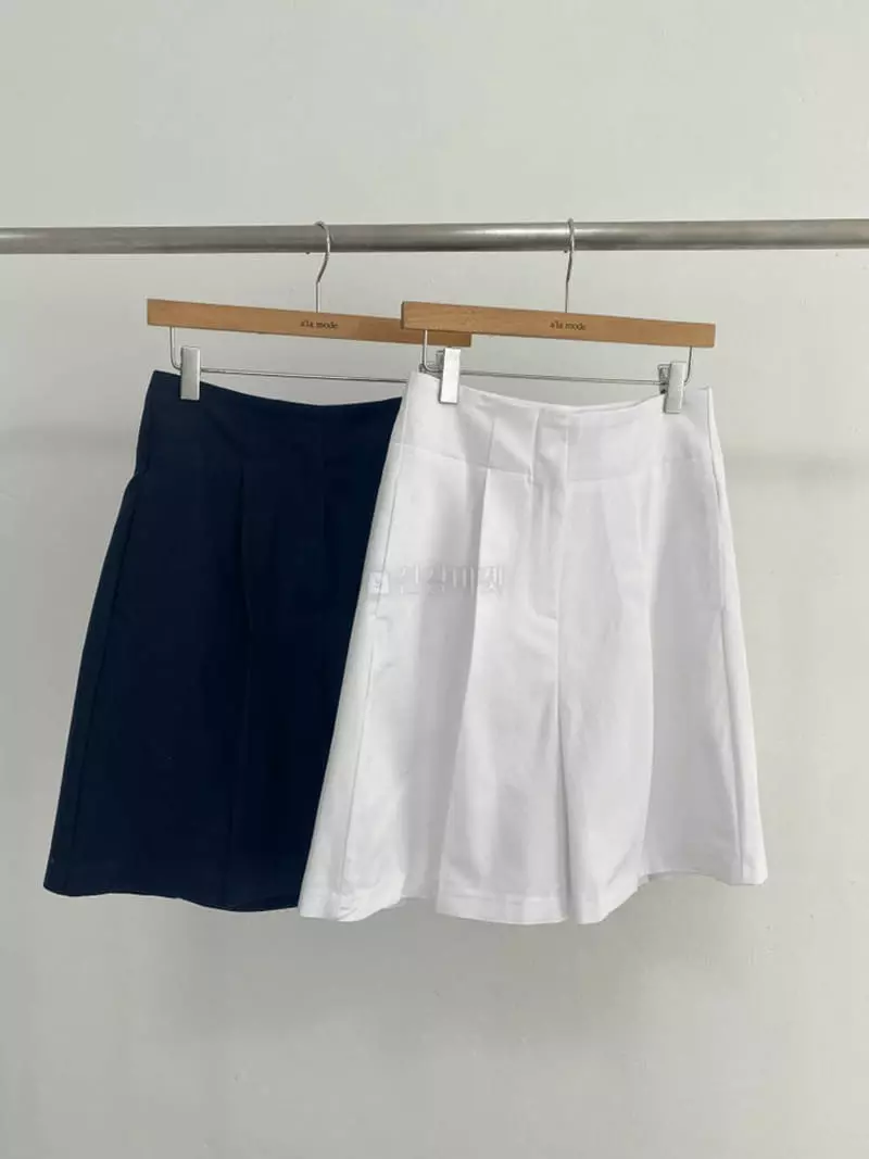Alamode - Korean Women Fashion - #romanticstyle - Nude Shorts - 12