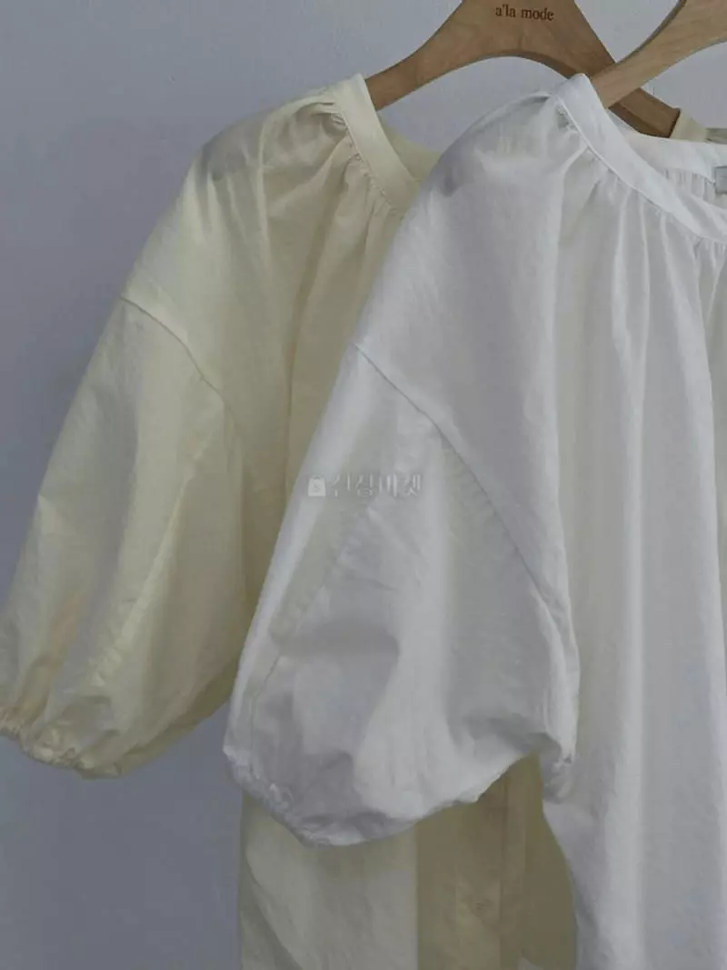 Alamode - Korean Women Fashion - #shopsmall - Puff Blouse - 8