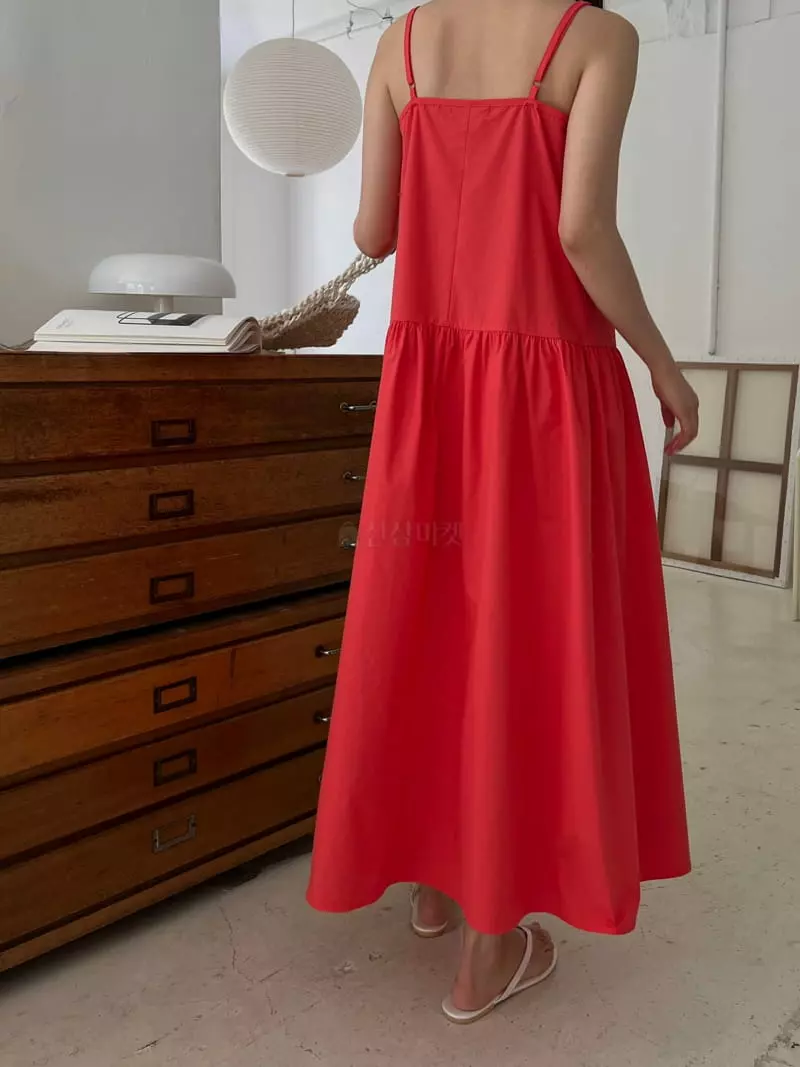 Alamode - Korean Women Fashion - #shopsmall - Shirring One-piece - 7