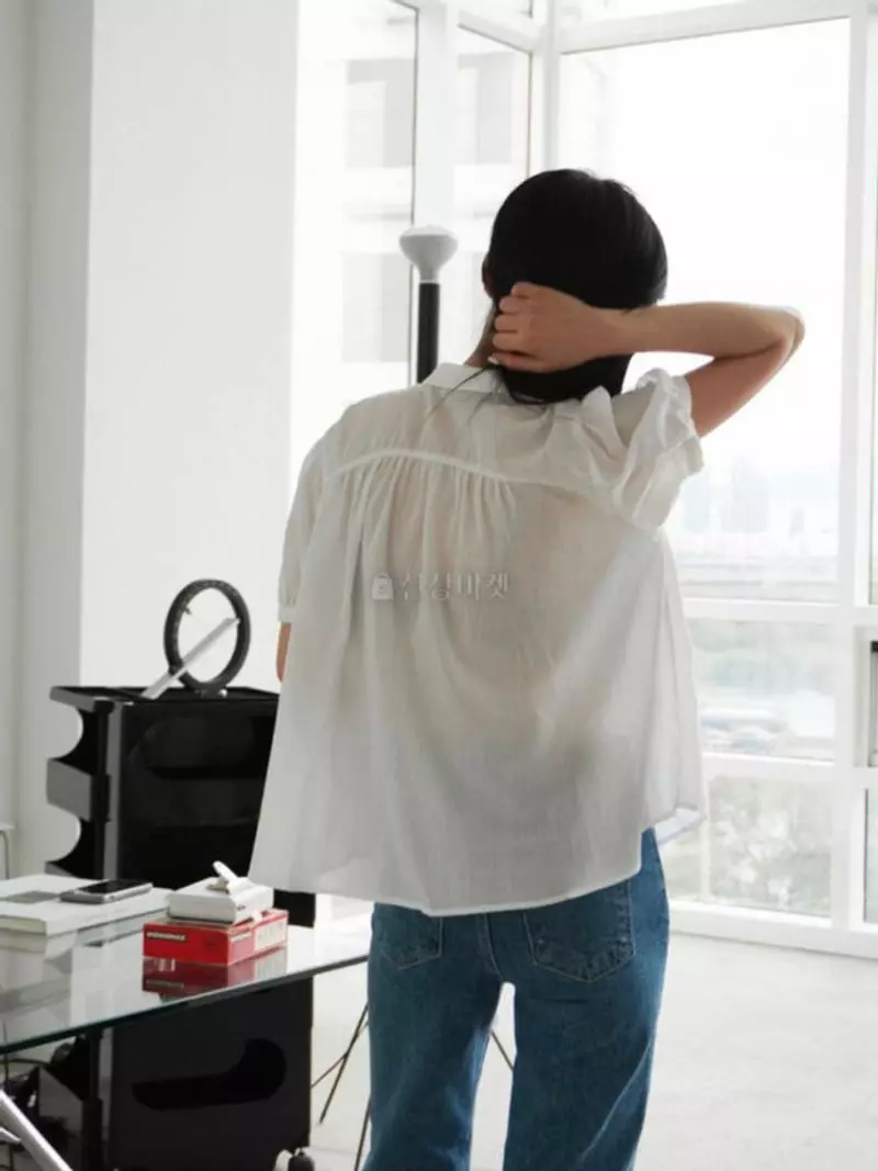 Alamode - Korean Women Fashion - #womensfashion - Shirring Blouse