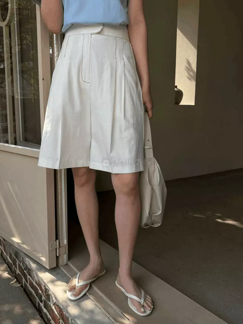 Alamode - Korean Women Fashion - #womensfashion - Stitch Shorts - 12