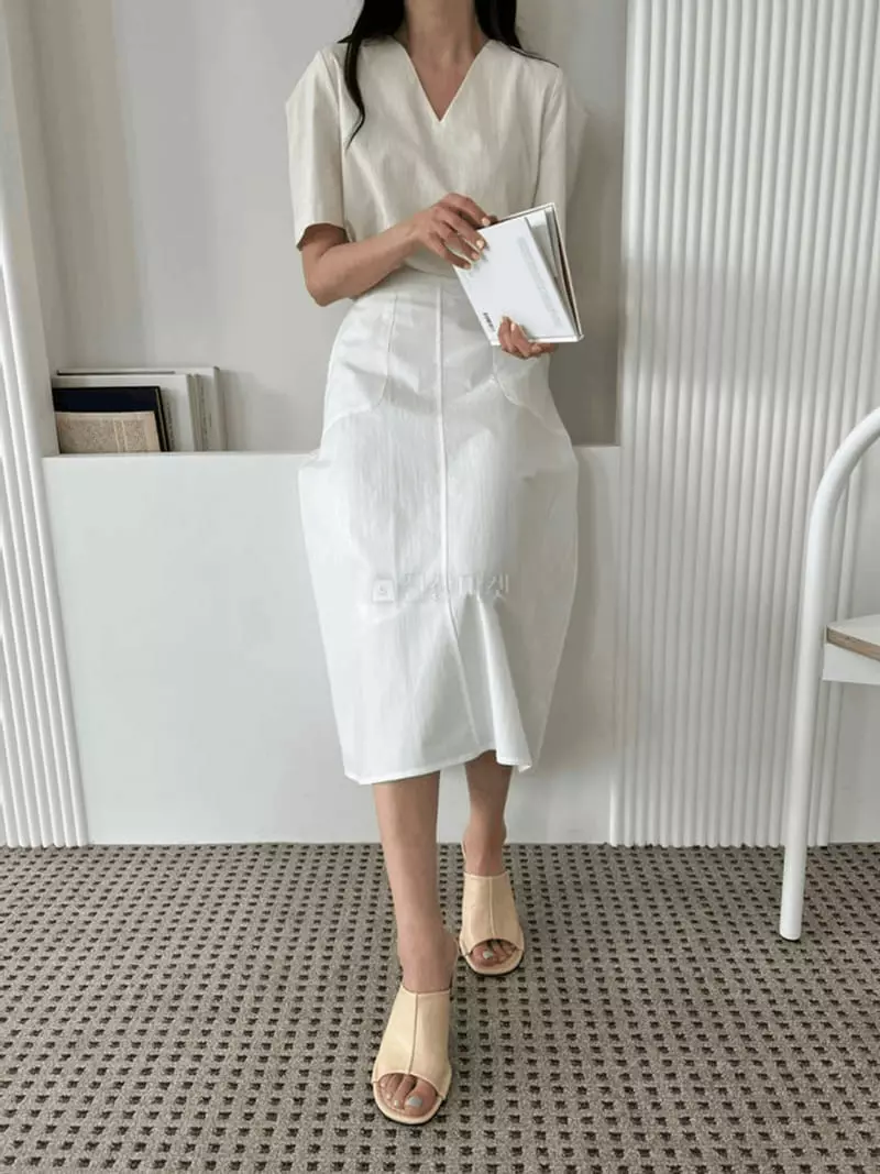 Alamode - Korean Women Fashion - #womensfashion - Paper Skirt - 8
