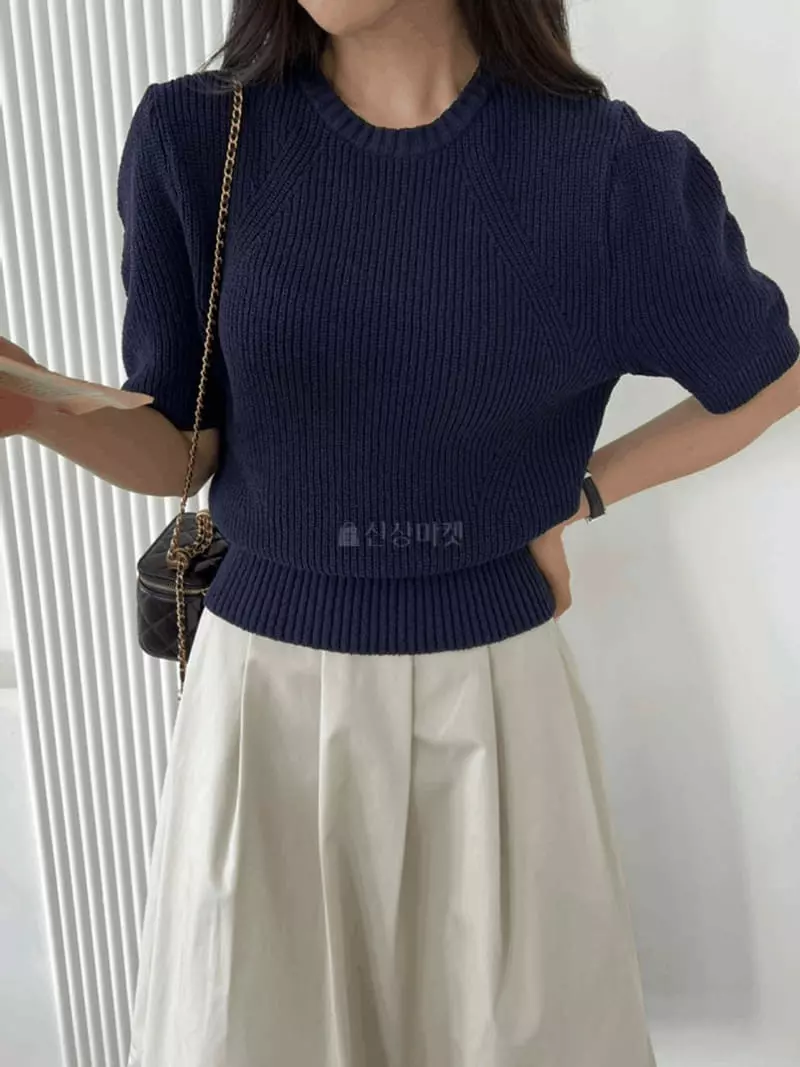 Alamode - Korean Women Fashion - #womensfashion - Puff Knit - 12