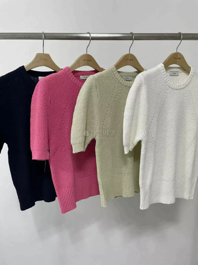 Alamode - Korean Women Fashion - #momslook - Puff Knit - 4