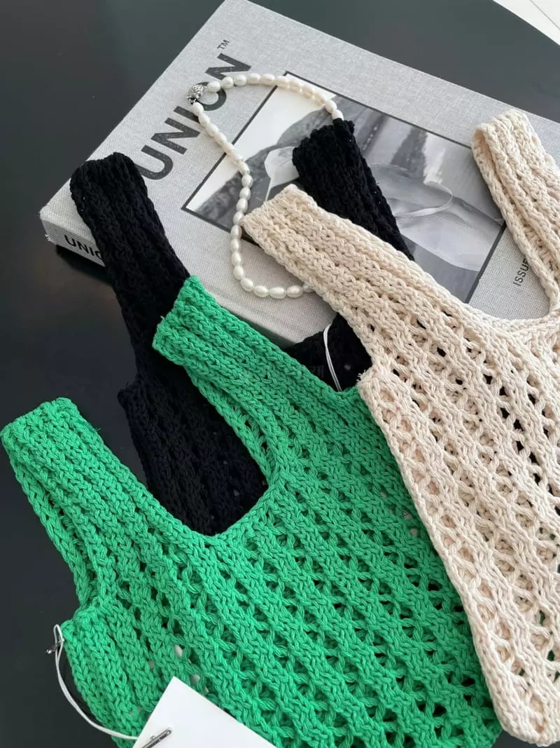 All Vibe - Korean Women Fashion - #momslook - Knit Small Bag
