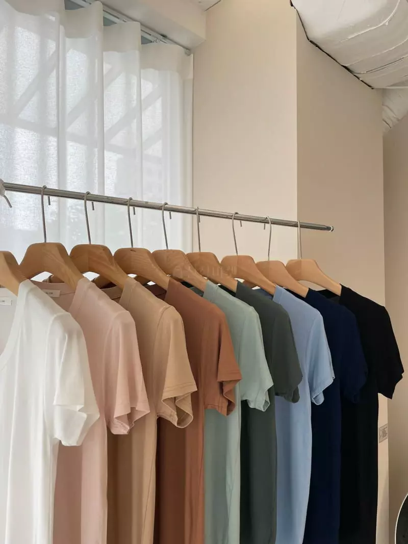 All Vibe - Korean Women Fashion - #momslook - V Tee