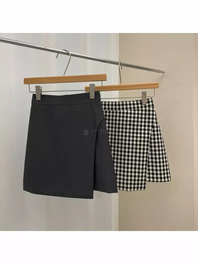 All Vibe - Korean Women Fashion - #thelittlethings - Check Mini Skirt