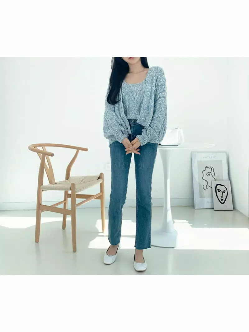 All Vibe - Korean Women Fashion - #vintageinspired - Bocasi Cardigan Set