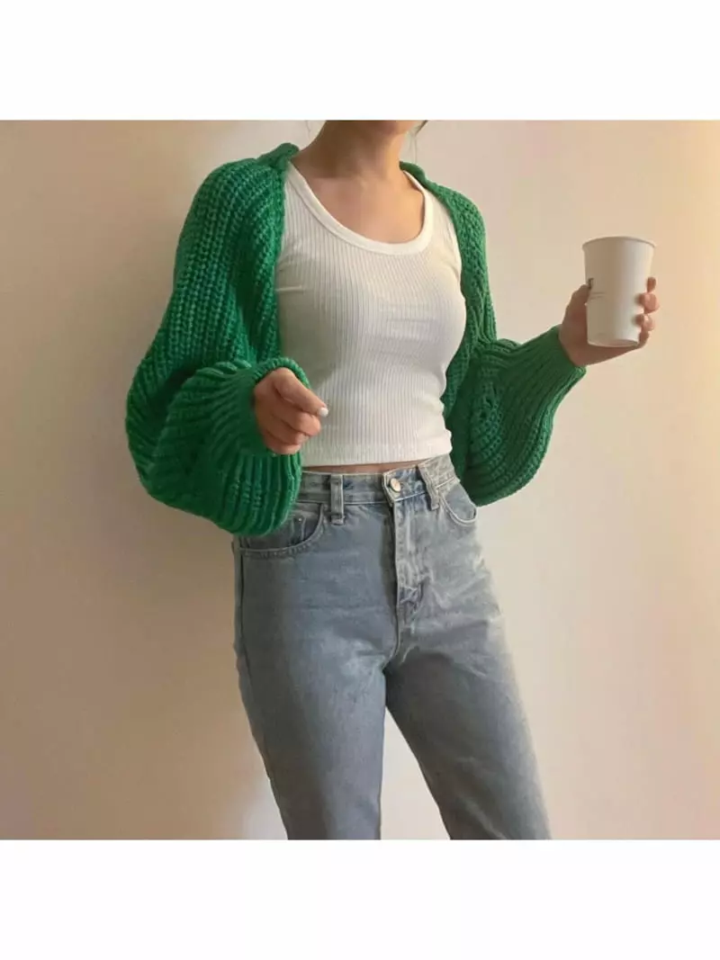 All Vibe - Korean Women Fashion - #vintagekidsstyle - Song Bolero Cardigan