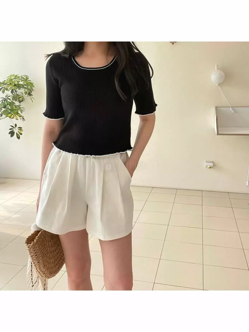 All Vibe - Korean Women Fashion - #womensfashion - Pigment Shorts - 10