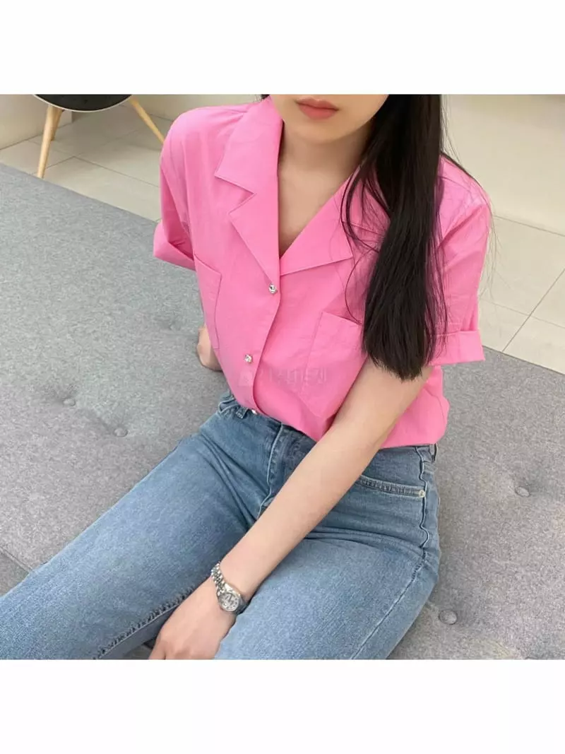 All Vibe - Korean Women Fashion - #momslook - French Shirt - 4