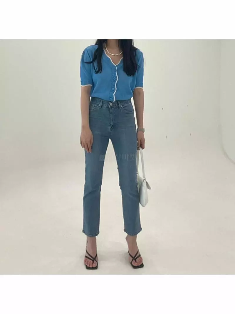 All Vibe - Korean Women Fashion - #womensfashion - Slim Jeans - 3