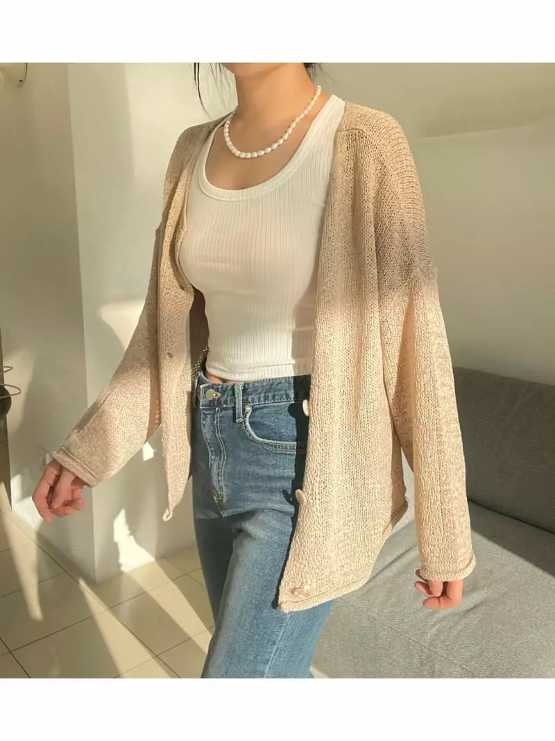 All Vibe - Korean Women Fashion - #womensfashion - Crop Rib Sleeveless - 2