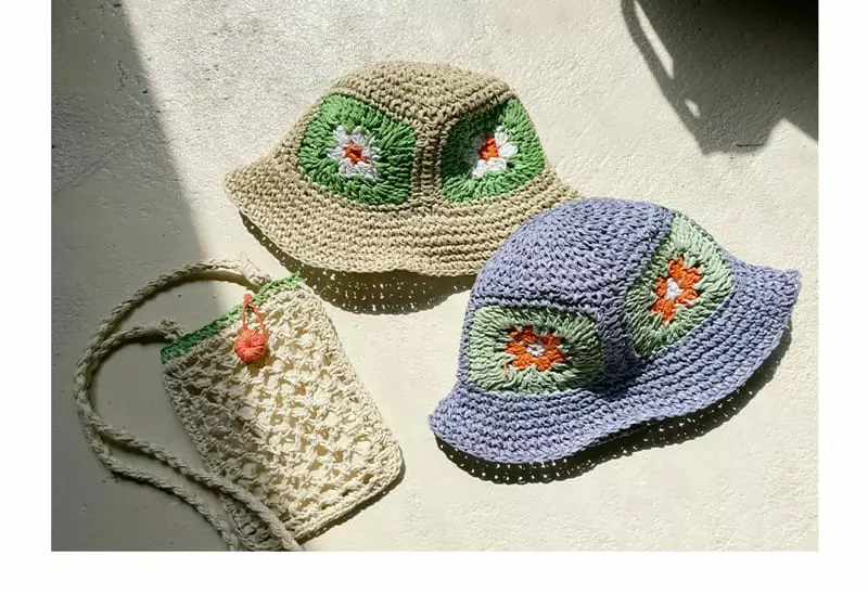 Amber - Korean Children Fashion - #childofig - Crochet Bucket Hat