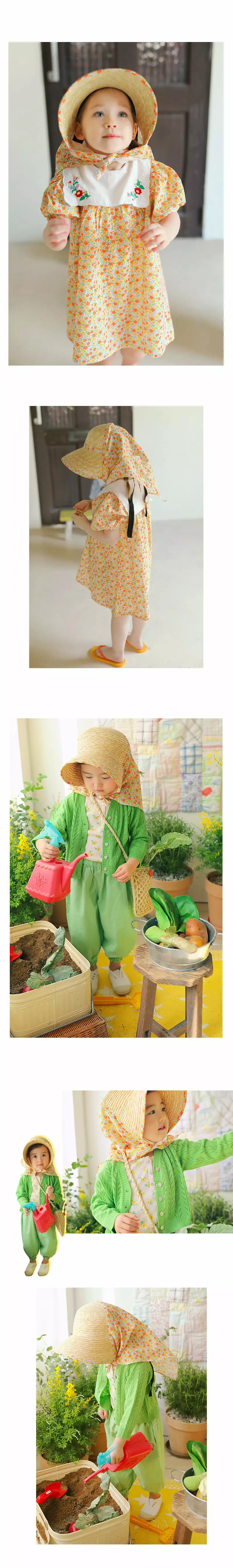 Amber - Korean Children Fashion - #designkidswear - Clay Summer Hat - 3